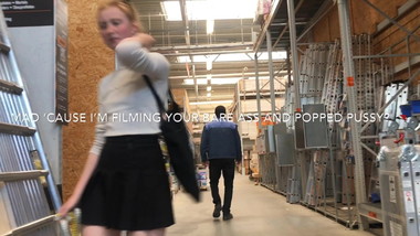 BUSTED!! Hot Teen Upskirt - Funny Reaction