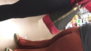 Sexy beautiful  mixed teen showing off her sis got mad