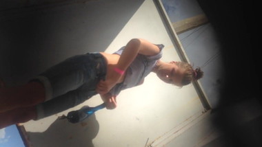 Beach cabin changing