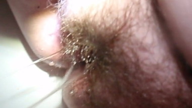 My hairy teen pussy pissing in dirty school toilet