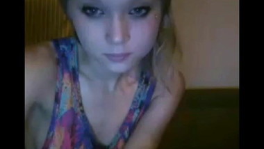 a teen on webcam