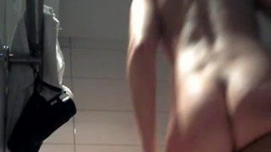 Bending over for the camera