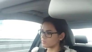 Flashing tits while driving