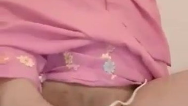 East Asian niqab dildo fun