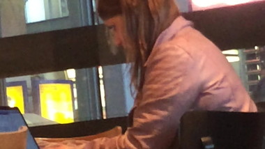 beauty with leg crossed in black panties