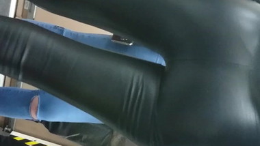 sexy turkish girl with sexy leather ass