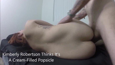 Slutty Whore Kimberly Thinks It's A Cream-Filled Popsicle