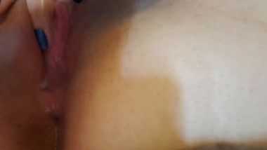 Horny Girl Plays with Pink Pussy