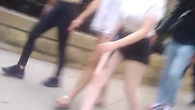 Huge tits skinny teen visiting