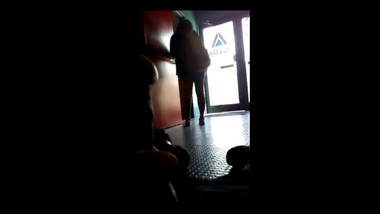 Cum behind girl in school (caught)