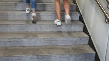 Street follow sexy girls