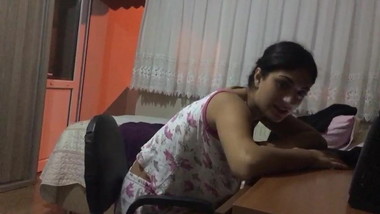 very sweet big tits doing nipples show to girlfriend