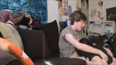 Amateur petite teen creampied at home