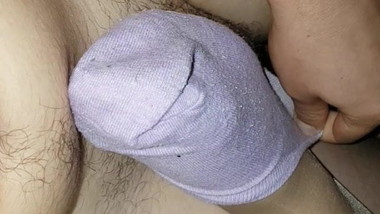 Cum on feet my  nylon girl