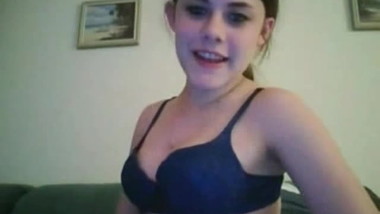 Teen on Cam with Vibrator and Dildo