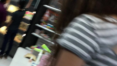 Young milf pet store