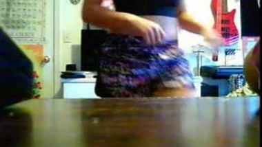 Daughters friend changing clothes