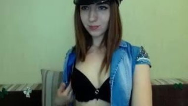 Lush and vibrator for a tough outfit teen until she squirts