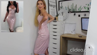 YouTuber Mia Maples and mom in hot PVC dress