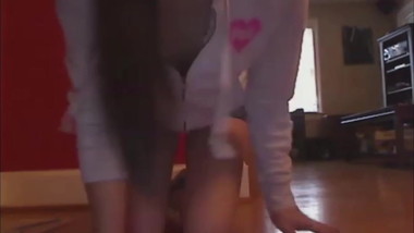 Cute teen rips a few farts