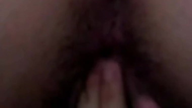 teen masturbating hard in doggy style