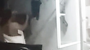 Hidden camera cought naked neighbor lady drop her towel