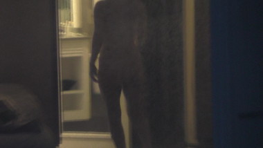 hotel window voyeur catches dusky teen beauty