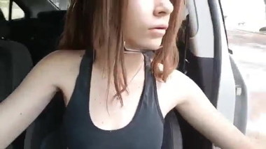 Girl Exposes Herself