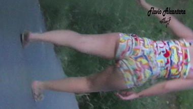 mostrando a polpa da raba