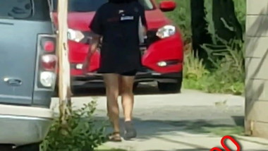 Quick catches of Candid legs from the car