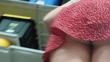 sweet teen red mini skirt