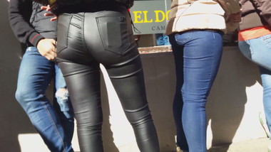 LEATHER PANTS IN PUBLIC
