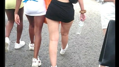 Big Ass Teen Tight Mini Skirt - Amazing Body