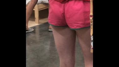 Agora Candid Pink Gym Shorts