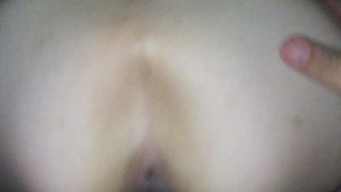 Skinny girl with fat cocked man