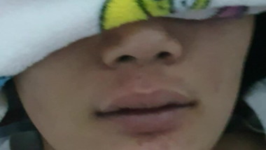 Huge cum load in mouth and swallow it all