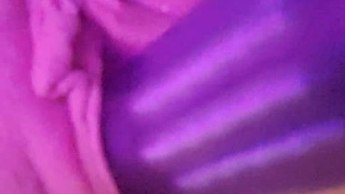 Cute little girlfriend playing with her toy again