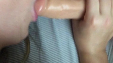 doggy style with dildo sucking