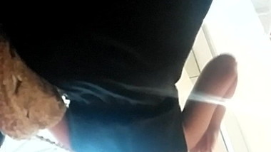 Turkish girl upskirt white thong