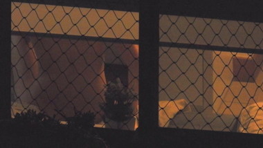 Hidden cam - Trough window Teen Getting Ready for Bed