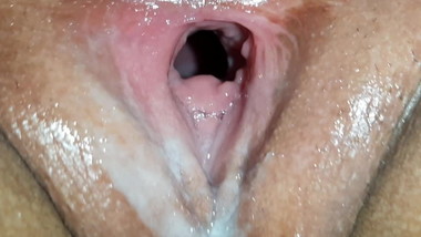Huge creampie load dripped