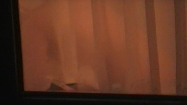 Window Spy neighbour teen hair wash